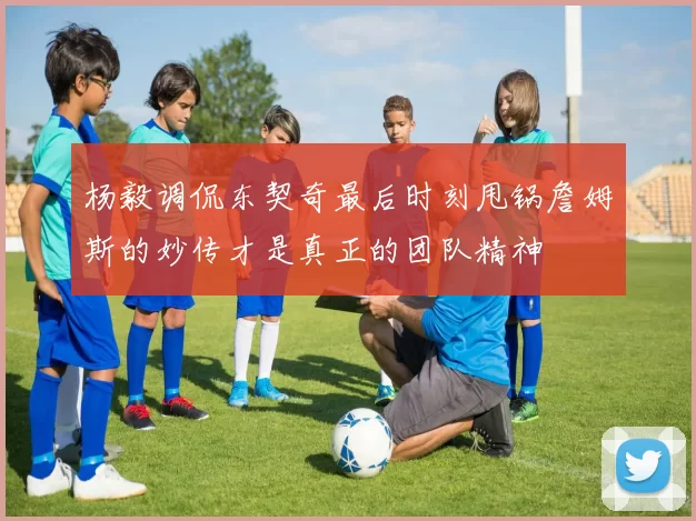 杨毅调侃东契奇最后时刻甩锅詹姆斯的妙传才是真正的团队精神